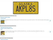Tablet Screenshot of blog.akplates.org